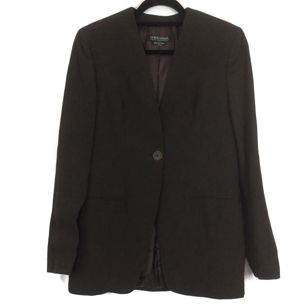 XSOLDXGIORGIO ARMANI BLACK LABEL 2 piece suit 38/6 - Picture 2 of 8
